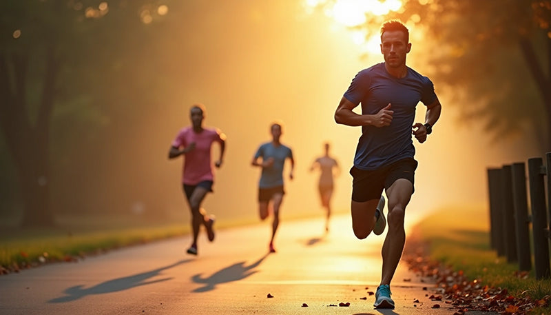 Runners after warm ups