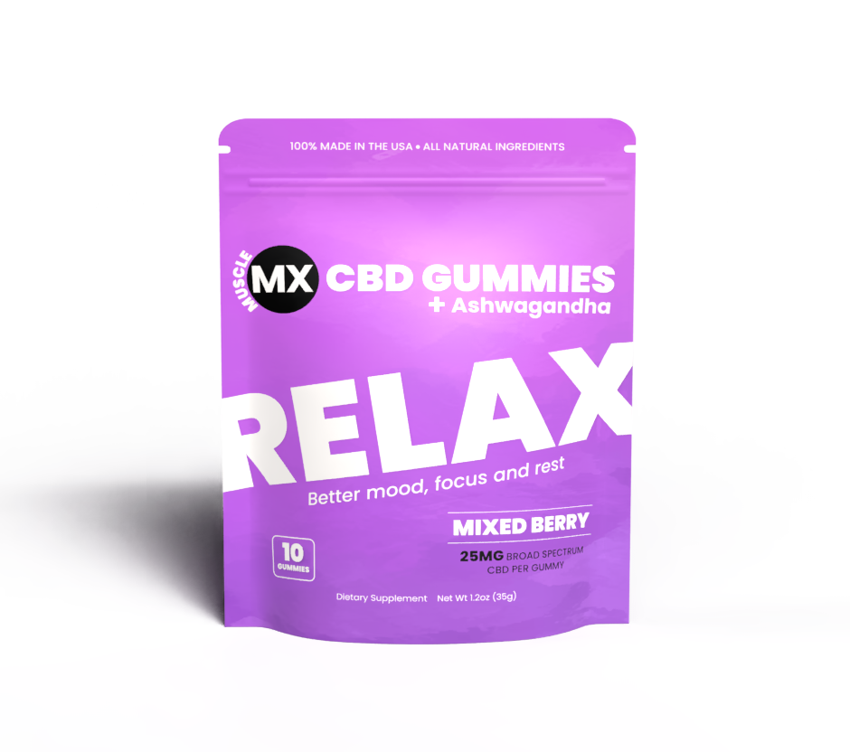 Relax CBD Gummies – Muscle MX